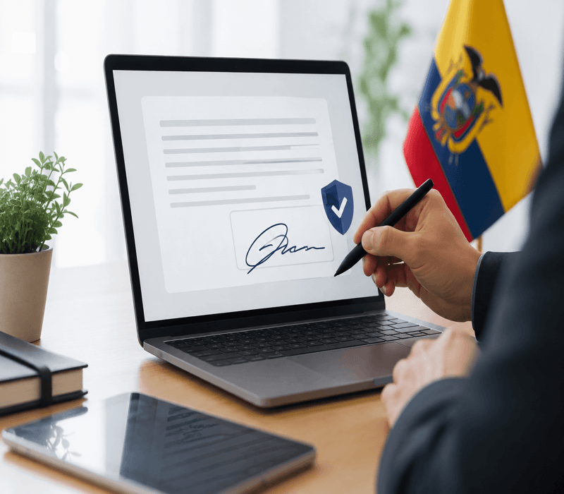 Firma electrónica en Ecuador